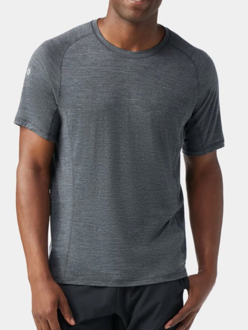 NWT Smartwool Men's Active Ultralite Short Sleeve, Charcoal Heather, Small